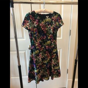 Woman’s floral dress
